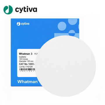 Whatman™ 1003-110 Grade 3 qualitative filter paper, standard, circle, 110 mm (100/Pk)
