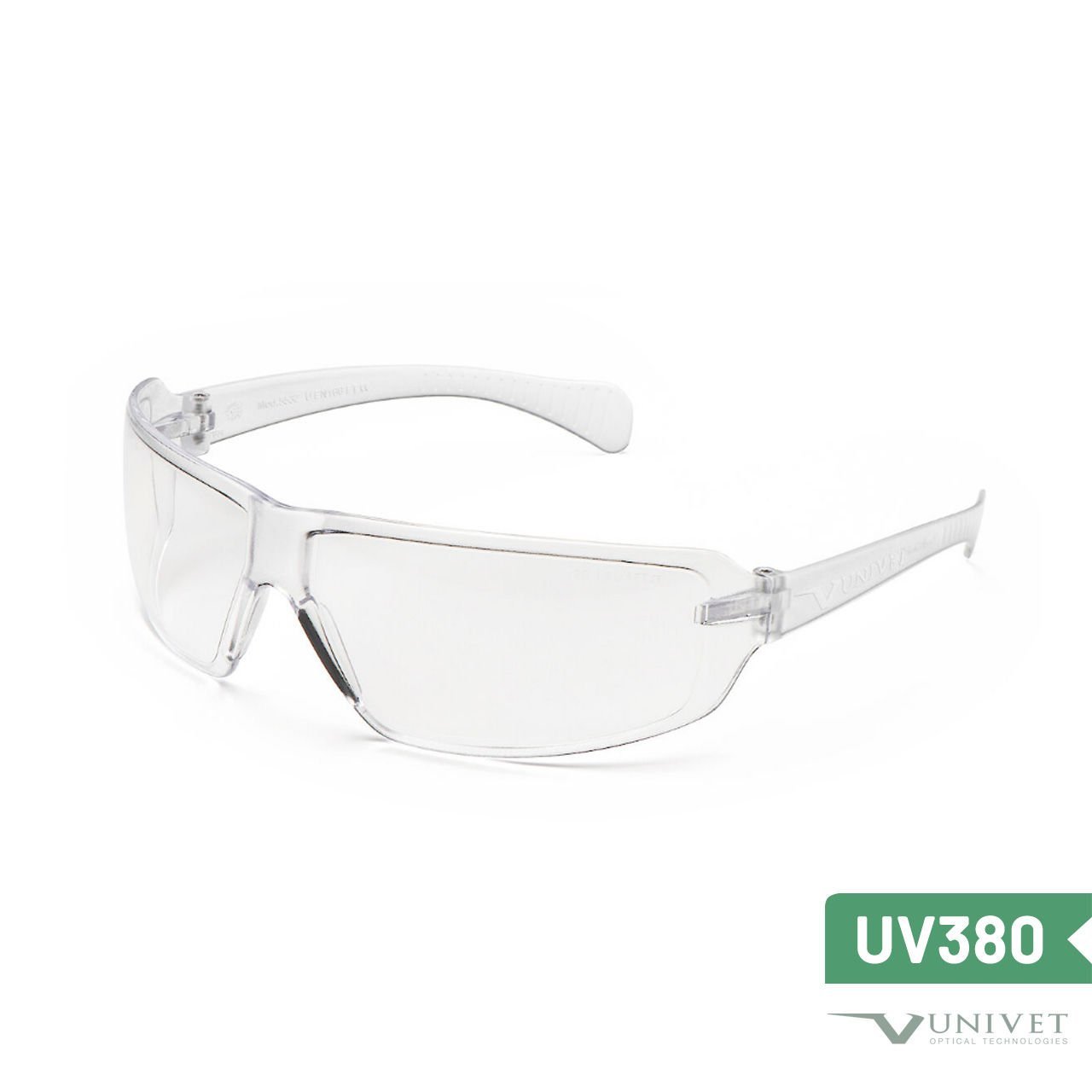 Univet 553Z BCB Koruyucu İş Gözlüğü - Çizilme (AS) ve Buğu (AF) Dirençli - UV380