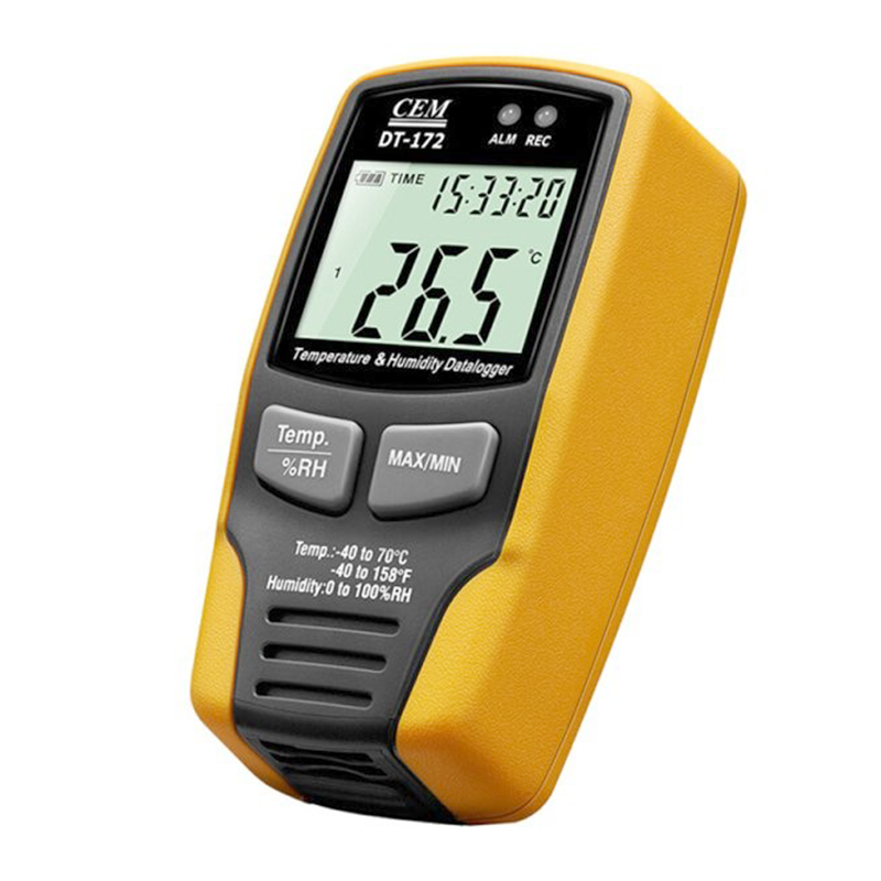 CEM DT-172 Sıcaklık ve Nem Kayıt Cihazı -40...  +70 °C / 0... 100%RH