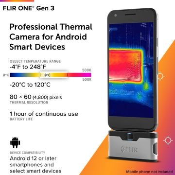 FLIR ONE® Gen 3 Termal kamera Android Akıllı Telefonlar için