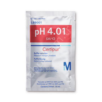 Merck 199001 (Potassium Hydrogen pHthalate), Traceable To Srm From Nıst And Ptb pH 4.01 (25°C) Certipur®  30 X 30 ml