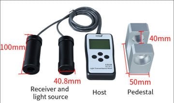 Linshang Technology LS116 Işık Geçirgenliği Ölçer 380 - 760 nm / Ölçüm Aralığı: %0,001 - %99,8