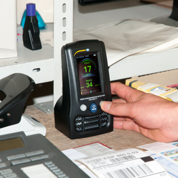 PCE RCM 12 Karbondioksit CO2, Formaldehit, PM2.5, PM10, Sıcaklık ve Nem Ölçer