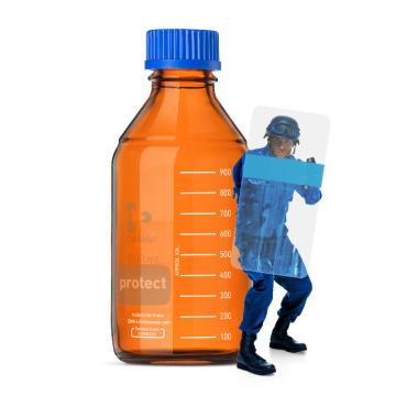 Duran® Protect Uv Korumalı Ve Pu Kaplamalı Amber Şişe GL 45  5000 ml