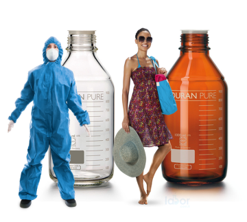 Duran® Pure Uv Korumalı Amber Şişe GL 45  2000 ml