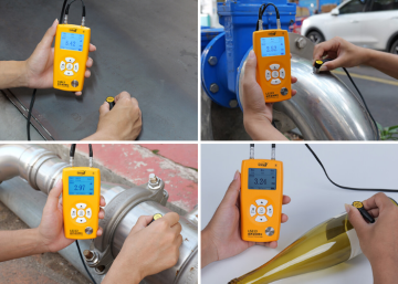Linshang Technology LS213 Ultrasonik Kalınlık Ölçer 0.8 - 350 mm