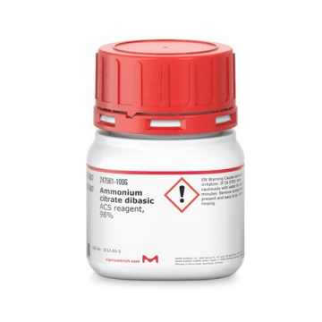 Sigma Aldrich 247561 Ammonium citrate dibasic ACS reagent, 98% 100 gr