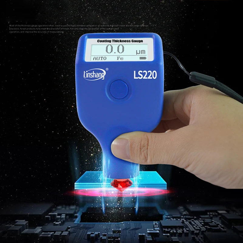 Linshang Technology LS220H Kuru Film Kalınlık Ölçer 0.0-5000 μm