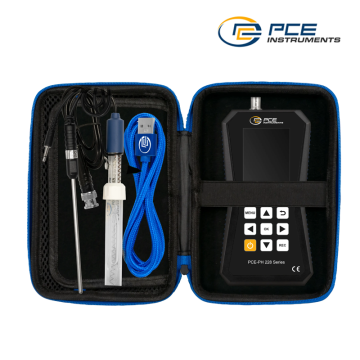 PCE PH 228LAB-GEN-ICA Portatif pH Metre -2… +20 pH Cam Elektrot ile GLP Veri Yönetimi Türkçe Menü Dili ISO Kalibrasyon Sertifikası Dahil