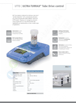 IKA Ultra-Turrax® Tube Drıve Workstatıon Homojenizatör