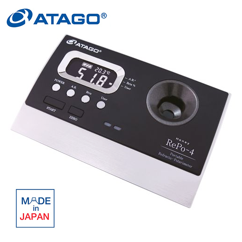 ATAGO 5014 RePo-4 Refraktometre/Polarimetre Fruktoz (%) ve Bal Nemi (%)