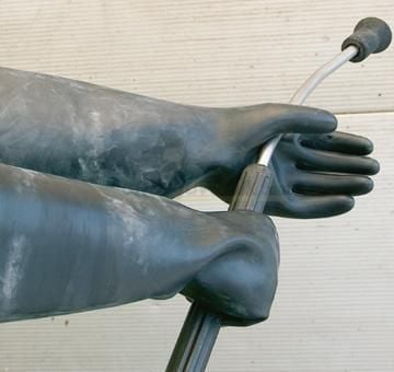 Juba 5611/60 Isı Koruma Latex, Sert, Desteksiz Pamuk Eldiven - 1 Çift