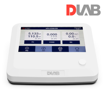 DLAB DPC100T pH ORP İletkenlik TDS Tuzluluk Direnç ve Sıcaklık Ölçer D201G pH Probu, DCON201TG İletkenlik Probu ve  DTEMP-01 Sıcaklık Probu ile
