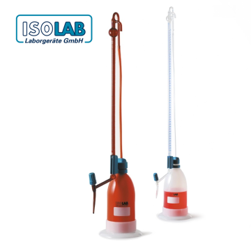 ISOLAB Schilling Büret Amber AS Grup Sertifikalı Beyaz Skalalı 25 mL