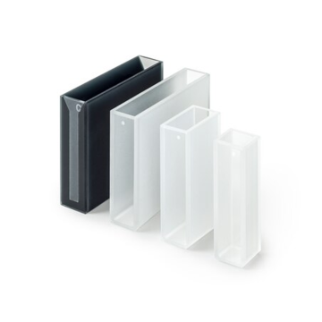 ISOLAB Spektrofotometre Küveti - Optik Cam - Mikro - 12,5 x  52,5 x 45 mm - 3,5 mL - 1 Adet/Paket