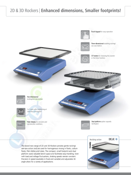 IKA Rocker 2D Dijital Çalkalayıcı   0... 80 Rpm/2 kg