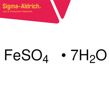 Sigma-Aldrich 12354 Iron(II) sulfate heptahydrate puriss., meets analytical specification of Ph. Eur., BP, USP, FCC, 99.5-104.5% (manganometric) 250 gr