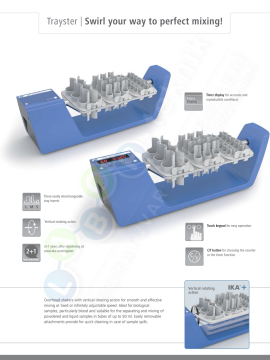 IKA Trayster Basic Çalkalayıcı  20 Rpm/2 kg