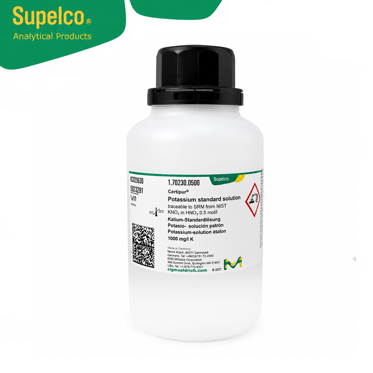 Merck 170230 Potassium standard solution Certipur® 500 mL