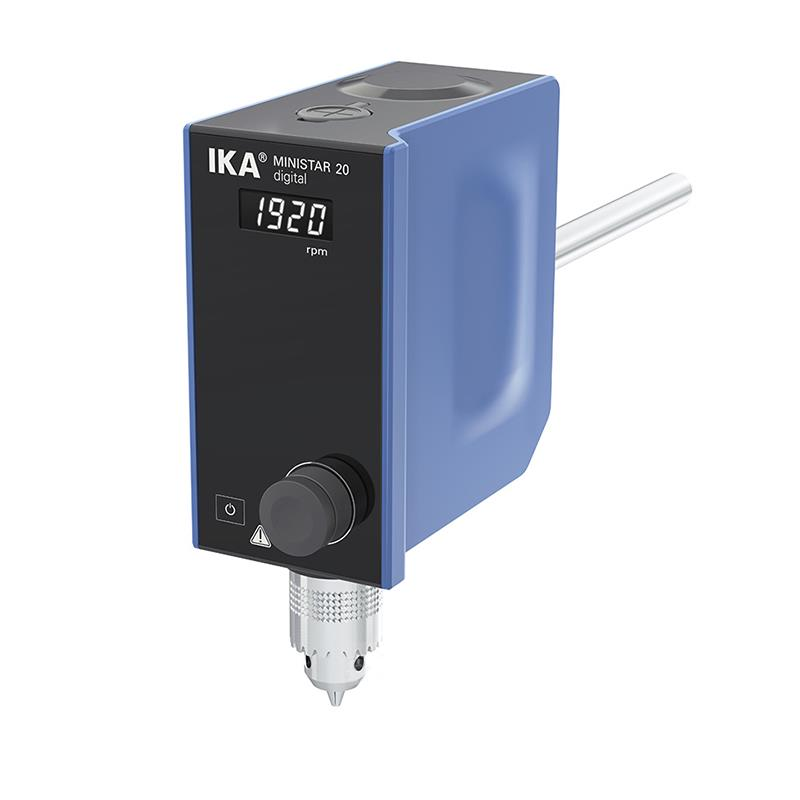 IKA MINISTAR 20 digital Mekanik Karıştırıcı  15 L / 50... 2000 rpm / 20 Ncm (Stand,Tutucu,R 1342 Şaft ile Komple)