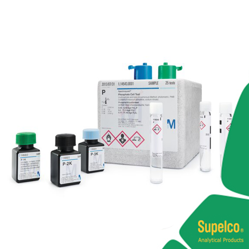 Merck 101804 Chloride Cell Test Method: photometric 0.5 - 15.0 mg/l Cl⁻ Spectroquant® 25 Test/EPS Kutu