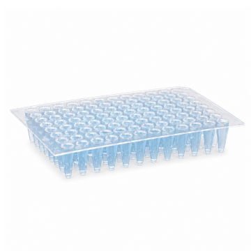 ISOLAB PCR Plağı - 96 Kuyulu - 0,2 ml - Steril - Eteksiz - 10 Adet/Paket