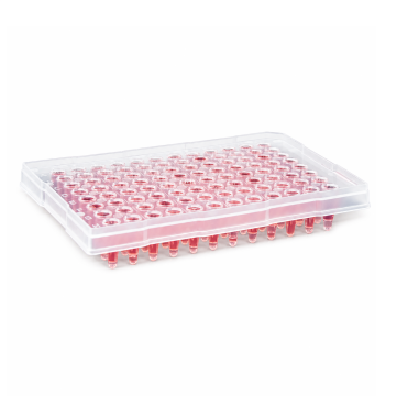 ISOLAB PCR Plağı - 96 Kuyulu - 0,2 ml - Steril - Yarım Etekli - 10 Adet/Paket