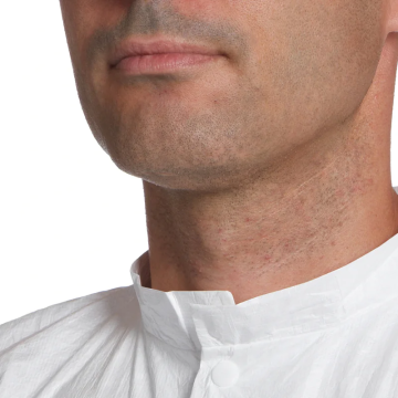 DuPont™ Tyvek® 500 Labcoat PL30NP L Laboratuvar Önlüğü Çıtçıtlı Kategori III, PB[6], EN 14126