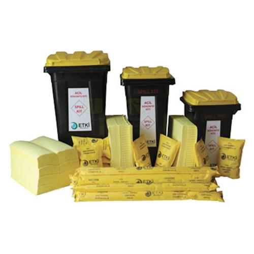 Etki Absorbents Kt-Maxı Mobil Kimyasal Döküntü Kiti  240 L