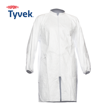 DuPont™ Tyvek® 500 Labcoat PL309 S Laboratuvar Önlüğü 2 Cepli Fermuarlı Kategori III, PB[6], EN 14126