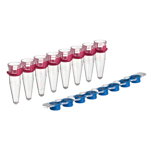 greiner BIO-ONE 673281 SAPPHIRE PCR 8 Tüp Şerit 0.1 mL, PP, Düz Şerit Kapaklı, QPCR için 1250 Adet / Koli