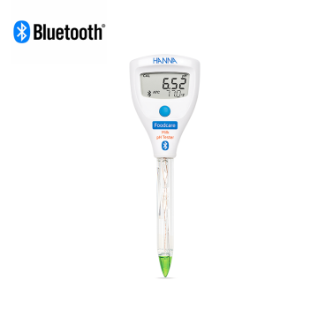 Hanna HI9810342 HALO2 Bluetooth Süt pH Metresi Cam Elektrotlu  0.00... 12.00 pH