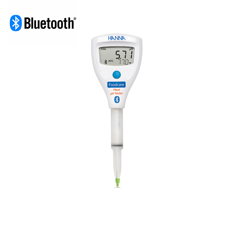 Hanna HI9810362 HALO2 Bluetooth Et pH Metresi Titanyum Elektrotlu  0.00... 12.00 pH