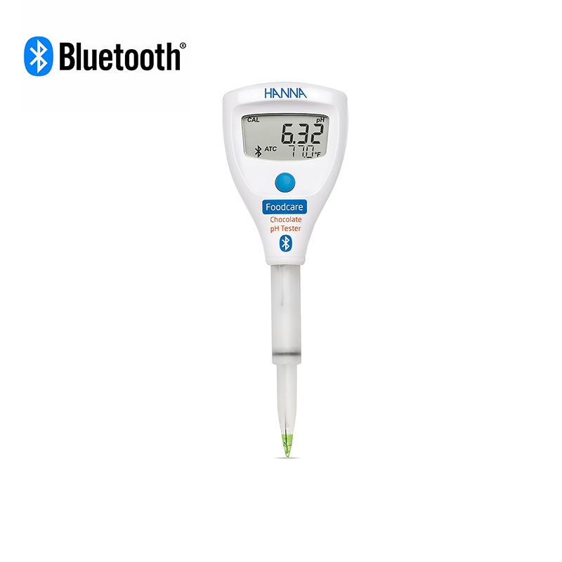 Hanna HI9810392 HALO2 Bluetooth Çikolata pH Metresi PVDF Elektrotlu  0.00... 12.00 pH