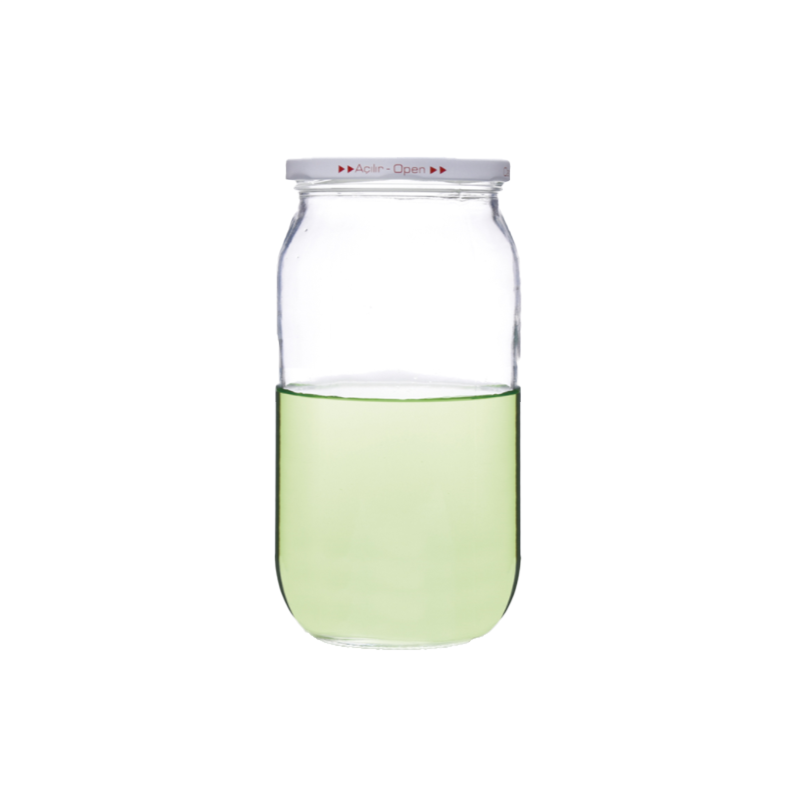 ISOLAB Cam Kavanoz - Geniş Boyun - Nötr Cam - Şeffaf - 40 ml / 1 Adet