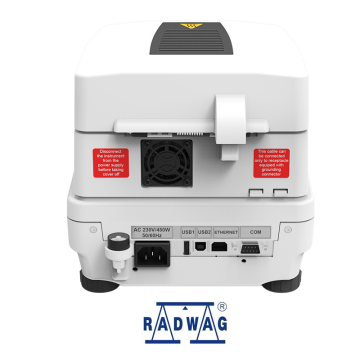 RADWAG MA 50.X7.IC.A.WH Nem Tayin Cihazı 50 gr / 1 mg / 160 °C