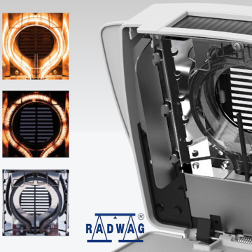 RADWAG MA 50.X7.IC.A.WH Nem Tayin Cihazı 50 gr / 1 mg / 160 °C