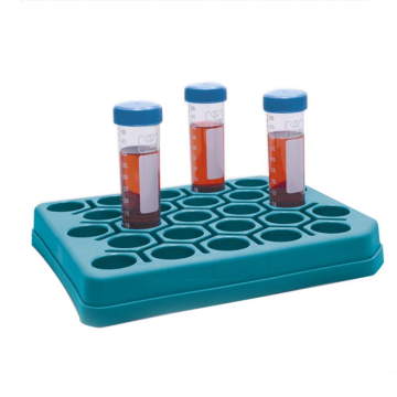 ISOLAB Tüp Standı  “Bas ve Bırak'' 15 mm Çaplı Tüpler için Lacivert