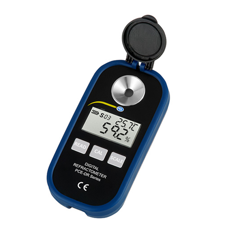PCE DRP 1 Kahve Refraktometresi (Kahve p1)   % 0... 50 Brix ( Sükroz ve Şeker İçeriği ) 0... 25 kahve p1 1.3330... 1.4200 nD ( Refraktif İndeks )