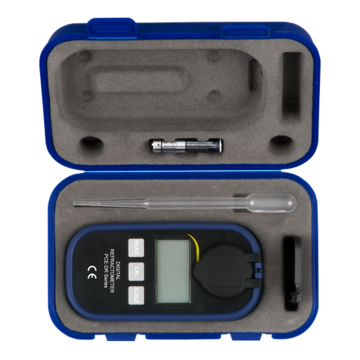 PCE DRP 1 Kahve Refraktometresi (Kahve p1)   % 0... 50 Brix ( Sükroz ve Şeker İçeriği ) 0... 25 kahve p1 1.3330... 1.4200 nD ( Refraktif İndeks )