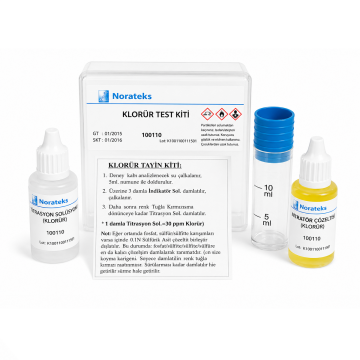 Norateks Klorür Test Kiti (1 Damla=30 ppm)