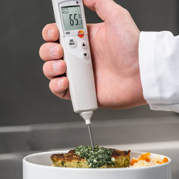 Testo 106 SET Saplama Tip Termometre HACCP, IP 67 Topsafe ile  -50… +275 °C