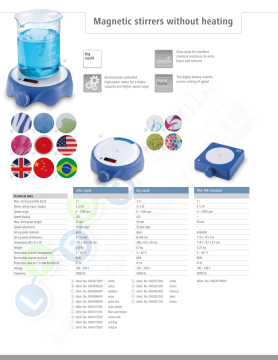 IKA Big Squid IKAmag® White Isıtıcısız Manyetik Karıştırıcı 1.5 L/2500 Rpm