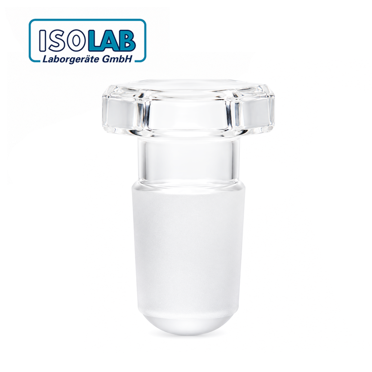 ISOLAB Tıpa - Cam - Şeffaf - Hexagonal Kapaklı - NS 14/23 / 1 Adet